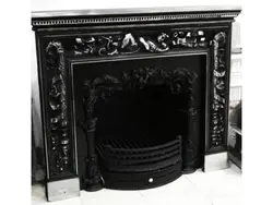 شومینه هیزمی چدنی کلاسیک