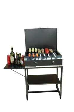 کباب پز گازی 60 سانتی درتخت