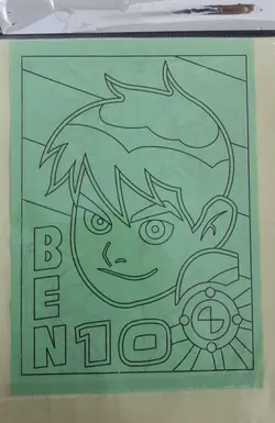 هنر ماسه پانزده رنگ بن تن