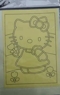 هنر ماسه پانزده رنگ کیتی