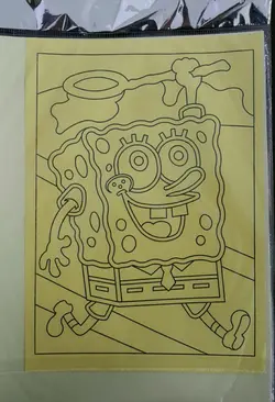 هنر ماسه پانزده رنگ باب اسفنجی