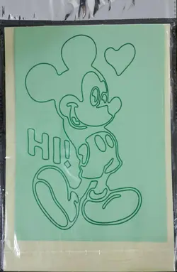 هنر ماسه پانزده رنگ میکی موس