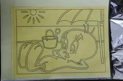 هنر ماسه پانزده رنگ توییتی