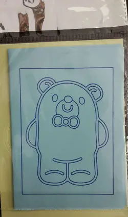 هنر ماسه شش رنگ خرس مهربان