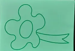 هنر ماسه سه رنگ گل