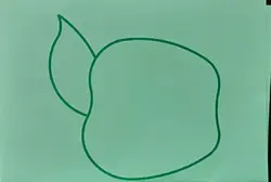 هنر ماسه سه رنگ سیب