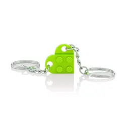 لگو جاکلیدی ❤ 2× LEGO Heart Keyring / Gift Pouch