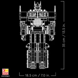 لگو آیکونز ترنسفورمرز 10302 Optimus Prime