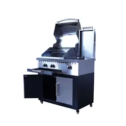 باربیکیو 92 سانت شعله دار بالا استیل کابین استیل ترموود مدل BSW92