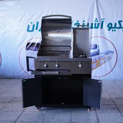 باربیکیو 92 سانت شعله دار بالا استیل کابین استیل ترموود مدل BSW92