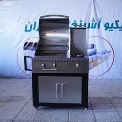 باربیکیو 92 سانت شعله دار بالا استیل کابین استیل ترموود مدل BSW92