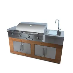 باربیکیو سفارشی آیلند با طول 180 و عرض 60