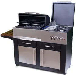 کباب پز باربیکیو گازی چند کاره استیل مدل BSRC-110