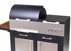 کباب پز باربیکیو گازی چند کاره استیل مدل BSRC-110