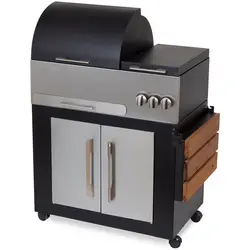 کباب پز باربیکیو ترکیبی گازی چند کاره 75 سانتی مدل SRC–075