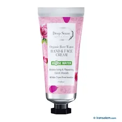 کرم مرطوب کننده گلاب دیپ سنس