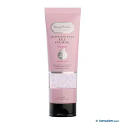 ژل ماسک مرطوب کننده پوست گلاب دیپ سنس