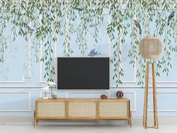 پوستر دیواری گچبری پرنده برگ M12013810