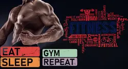 پوستر دیواری سالن بدنسازی M12018000