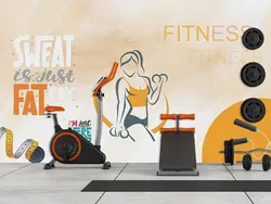 پوستر دیواری بدنسازی بانوان M12018600