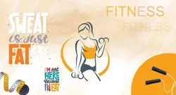 پوستر دیواری بدنسازی بانوان M12018600