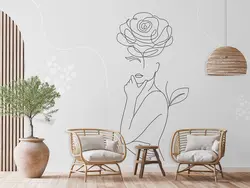 پوستر دیواری مدرن چهره M12020210