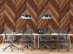 کاغذ دیواری طرح چوب هندسی M10052100