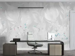 کاغذ دیواری مدرن طرح برگ M12218800