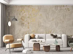 کاغذ دیواری لاکچری طرح برگ M13013900