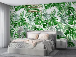 کاغذ دیواری طرح برگ انجیری M11019500