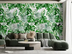 کاغذ دیواری طرح برگ انجیری M11019500