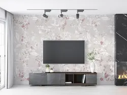 کاغذ دیواری طرح گل و برگ ریز M12215700