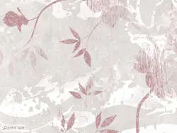 کاغذ دیواری طرح گل و برگ ریز M12215700
