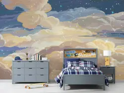 پوستر دیواری ابر و آسمان M11014600