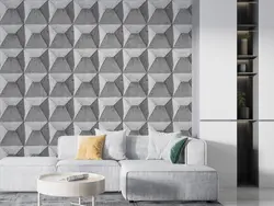 کاغذ دیواری بتن هندسی مدرن M10058100