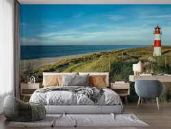 پوستر دیواری ساحل فانوس دریایی M10059600