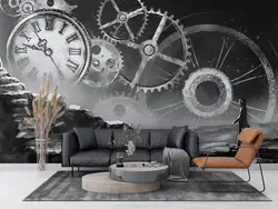 پوستر دیواری چرخ دنده ساعت M11012010