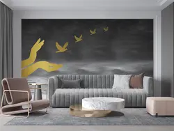 پوستر دیواری خاص پرنده دست M10055510