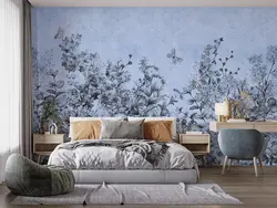 کاغذ دیواری طرح گل و برگ M11011610