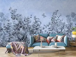 کاغذ دیواری طرح گل و برگ M11011610