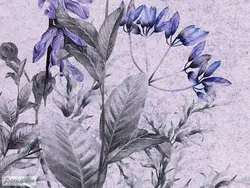 کاغذ دیواری طرح برگ و گل M11011620