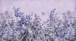 کاغذ دیواری طرح برگ و گل M11011620