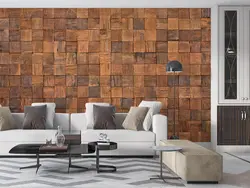 کاغذ دیواری طرح چوب هندسی M11023300