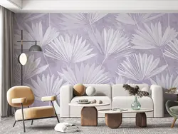 کاغذ دیواری مدرن مدل برگ M10073030