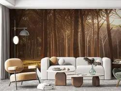 پوستر دیواری جنگل درخت خشک شده M10059700