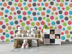 پوستر دیواری توپ توپی رنگارنگ M10124400