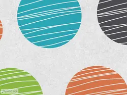 پوستر دیواری توپ توپی رنگارنگ M10124400