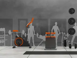 کاغذ دیواری باشگاه بدنسازی M10131000