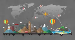 پوستر دیواری آژانس مسافرتی M10136700