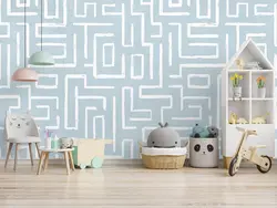 کاغذ دیواری پسرانه هندسی M10165000